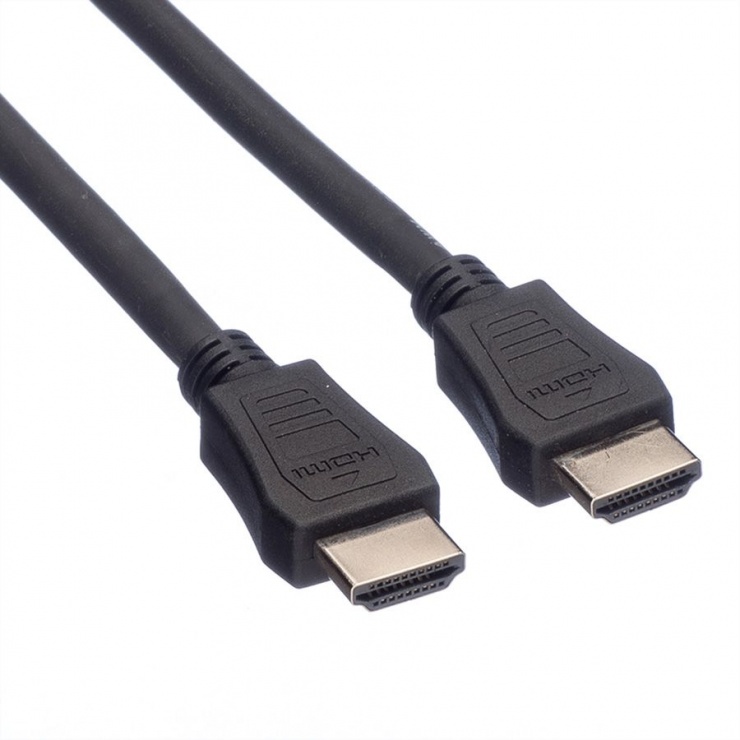 Imagine Cablu HDMI cu Ethernet v1.4 T-T 10m Negru LSOH, Value 11.99.5740-2