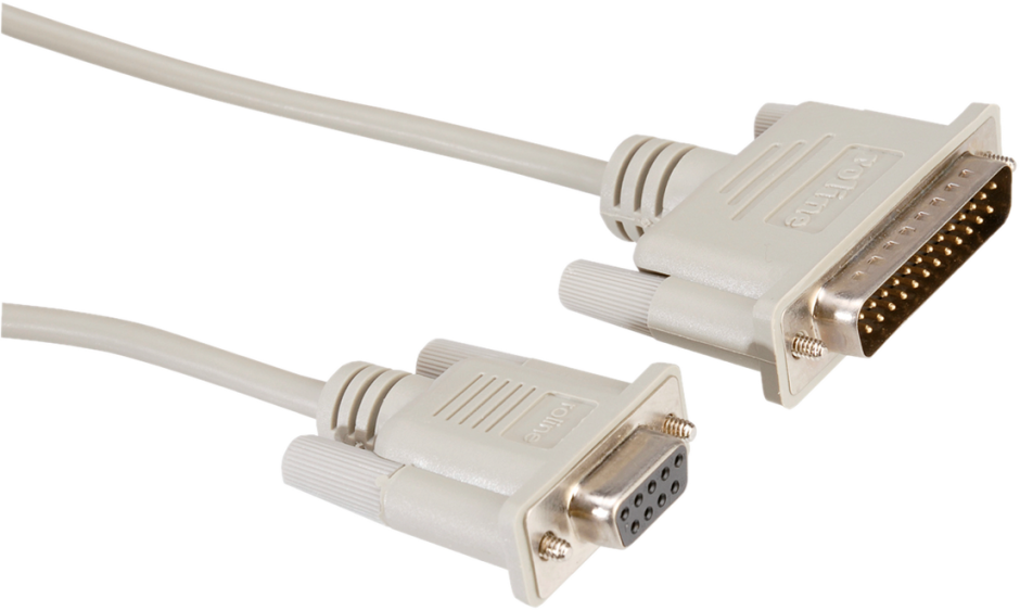 Imagine Cablu modem 9 pini la 25 pini M-T Alb 6m, Roline 11.01.4560