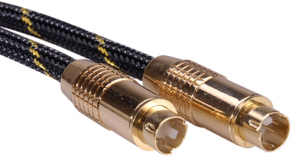 Imagine Cablu GOLD S-Video 4 pini T-T 2.5m, Roline 11.09.4263