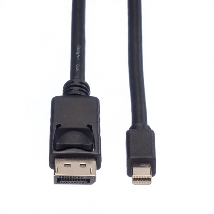 Imagine Cablu Mini DisplayPort la DisplayPort T-T 2m T-T Negru, Roline 11.04.5635-1