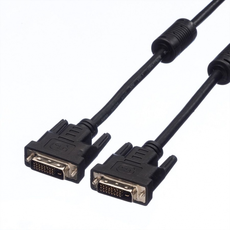 Imagine Cablu DVI-D Dual Link 24+1pini T-T 1m, Value 11.99.5521