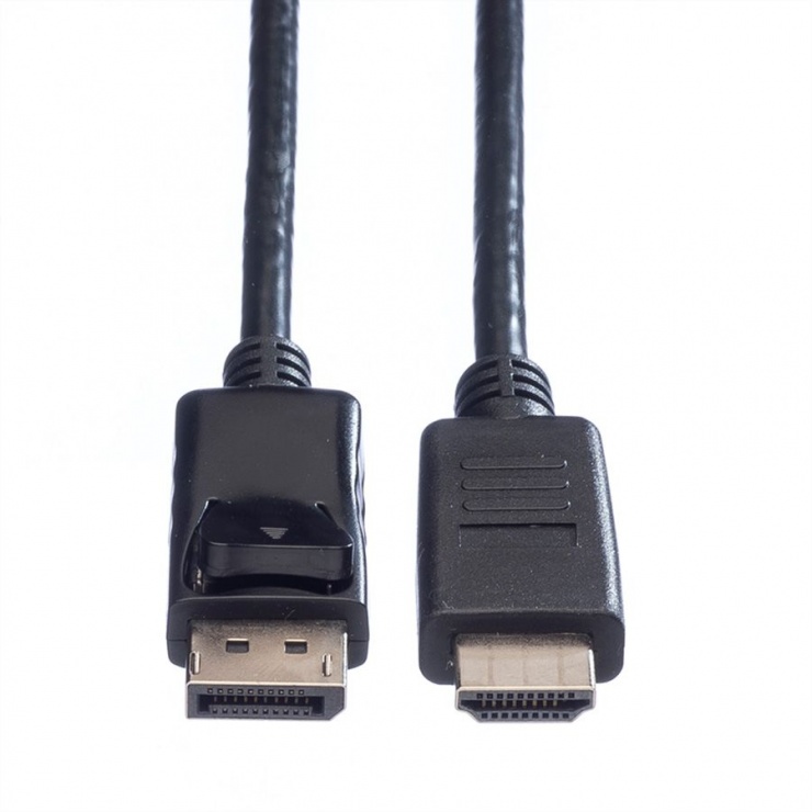Imagine Cablu Displayport la HDMI Full HD T-T 1m Negru, Value 11.99.5780-1