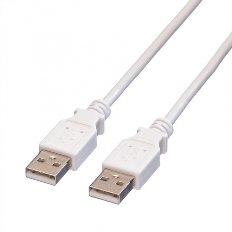 Imagine Cablu USB 2.0 Tip A - A 1.8m Alb, Value 11.99.8919