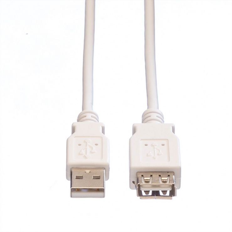 Imagine Cablu prelungitor USB 2.0 tip A M-T 0.8m, Value 11.99.8946-1