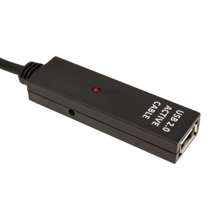 Imagine Cablu prelungitor USB 2.0 activ T-M 30m, Value 12.99.1111-4