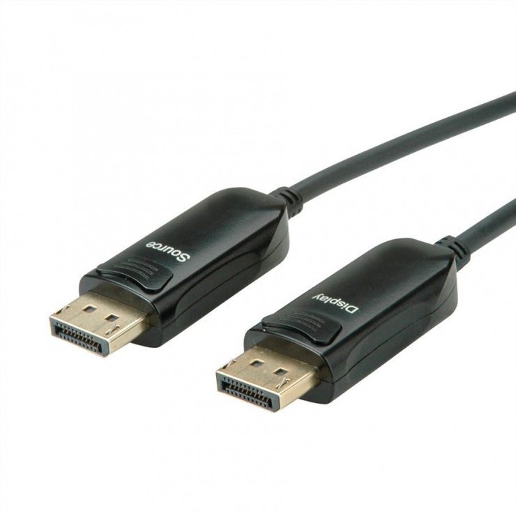 Imagine Cablu Displayport v1.2 UHD activ (AOC) T-T 30m, Roline 14.01.3490-3
