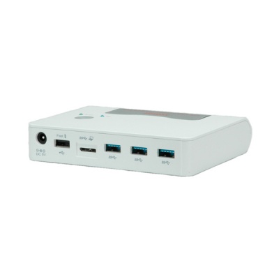 Imagine Stand & Hub USB 3 porturi USB 3.0 Argintiu, Roline 14.02.5018