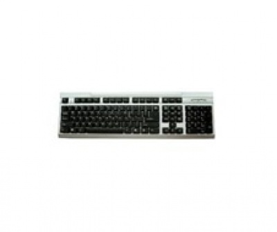 Imagine Tastatura Gembird PS/2 KB-8300M-SB Multimedia Silver-Black