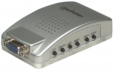 Imagine Convertor VGA la S-Video/RCA (PC to TV), Manhattan 150095
