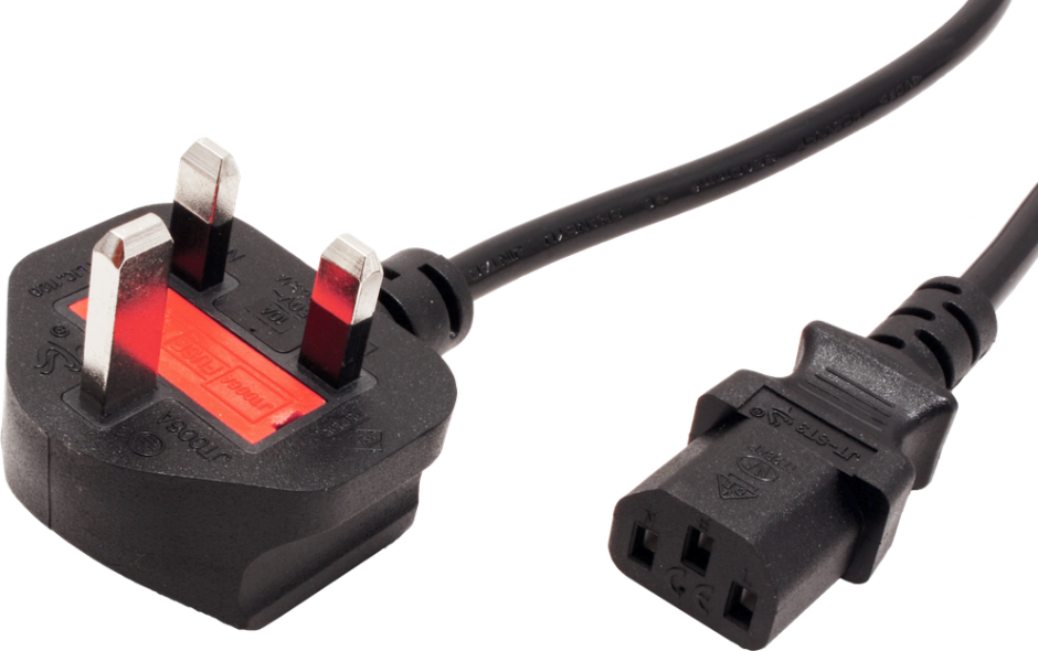 Imagine Cablu de alimentare UK la C13 10A 3m Negru, Value 19.99.2019-1