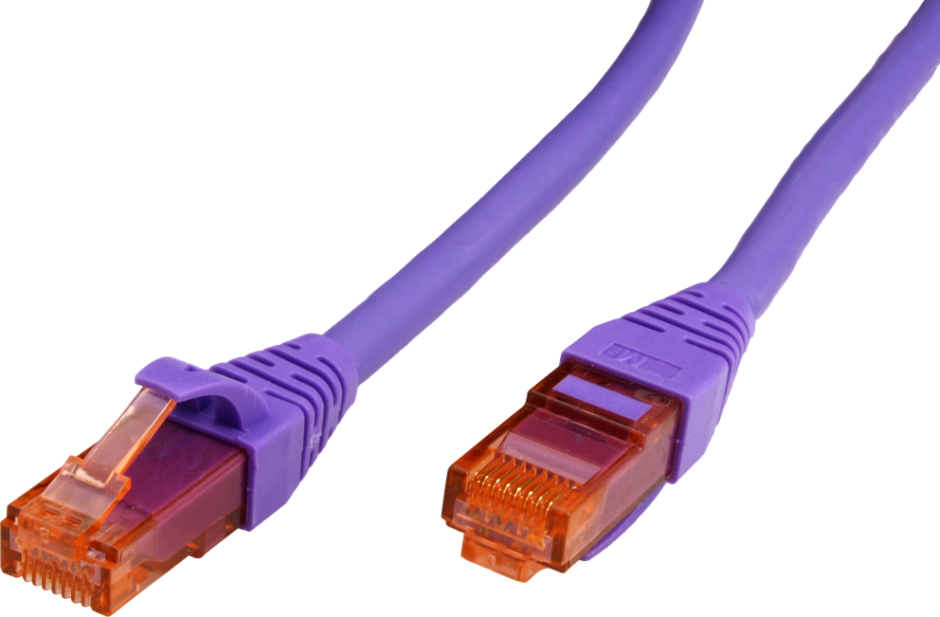 Imagine Cablu de retea UTP Cat.6 Component Level LSOH violet 0.3m, Roline 21.15.2950