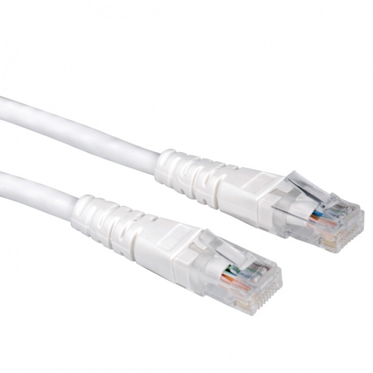 Imagine Cablu retea UTP Cat.6 alb 0.5m, Value 21.99.1526