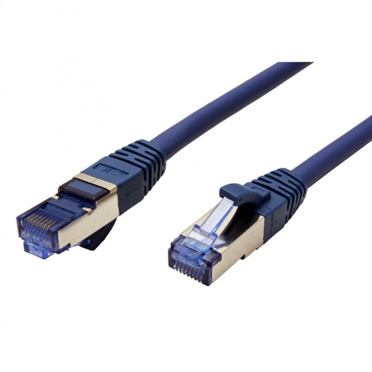 Imagine Cablu retea S-FTP cat 6a bleu 7m, Value 21.99.1956