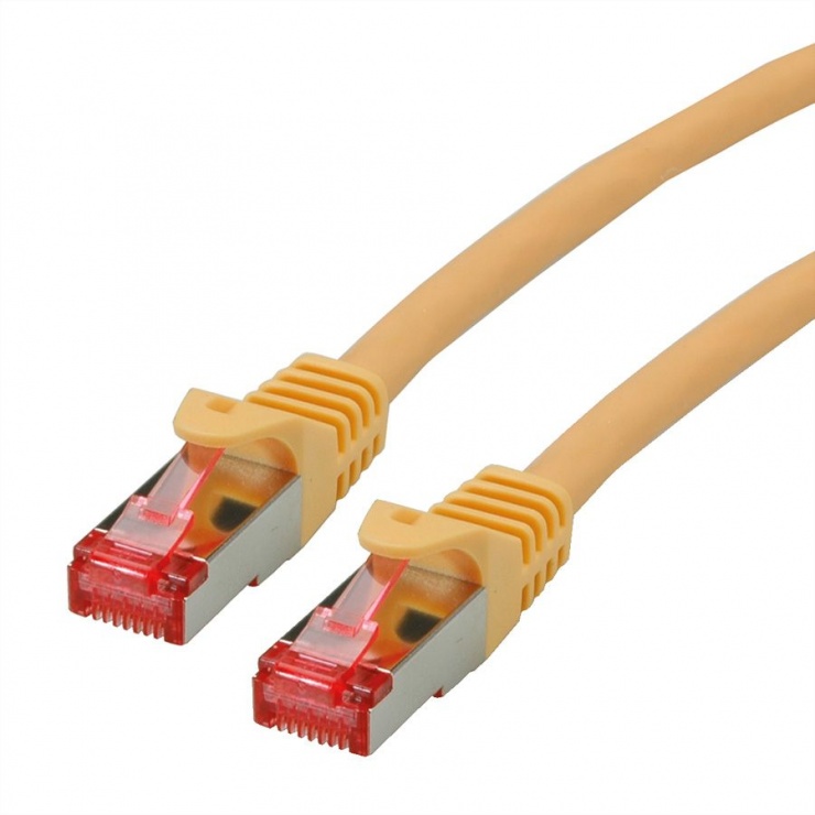 Imagine Cablu de retea SFTP cat 6 Component Level LSOH galben 20m, Roline 21.15.2629