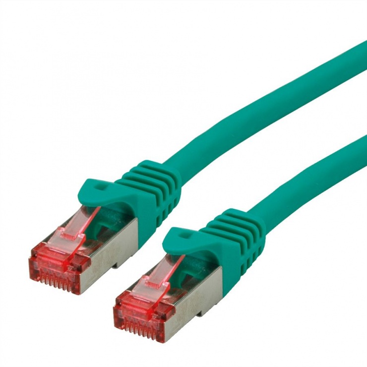 Imagine Cablu de retea SFTP cat 6 Component Level LSOH verde 20m, Roline 21.15.2639