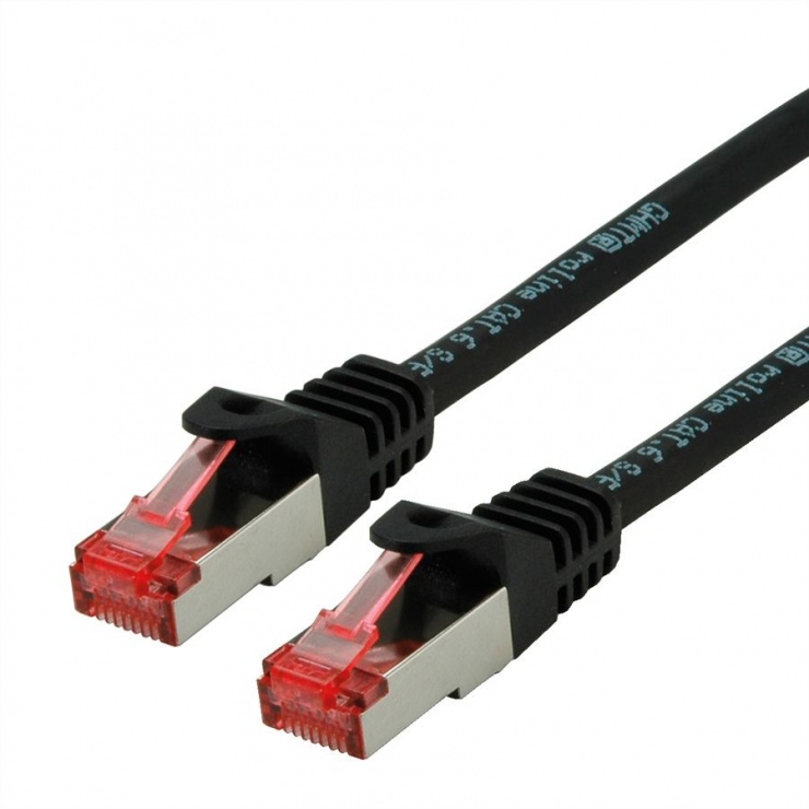 Imagine Cablu de retea SFTP cat 6 Component Level LSOH negru 20m, Roline 21.15.2659