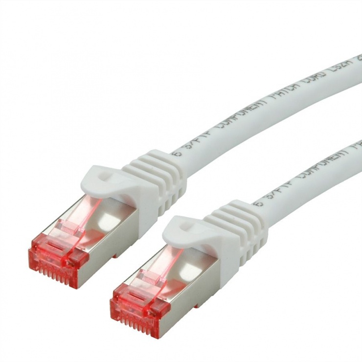 Imagine Cablu de retea SFTP cat 6 Component Level LSOH alb 20m, Roline 21.15.2669