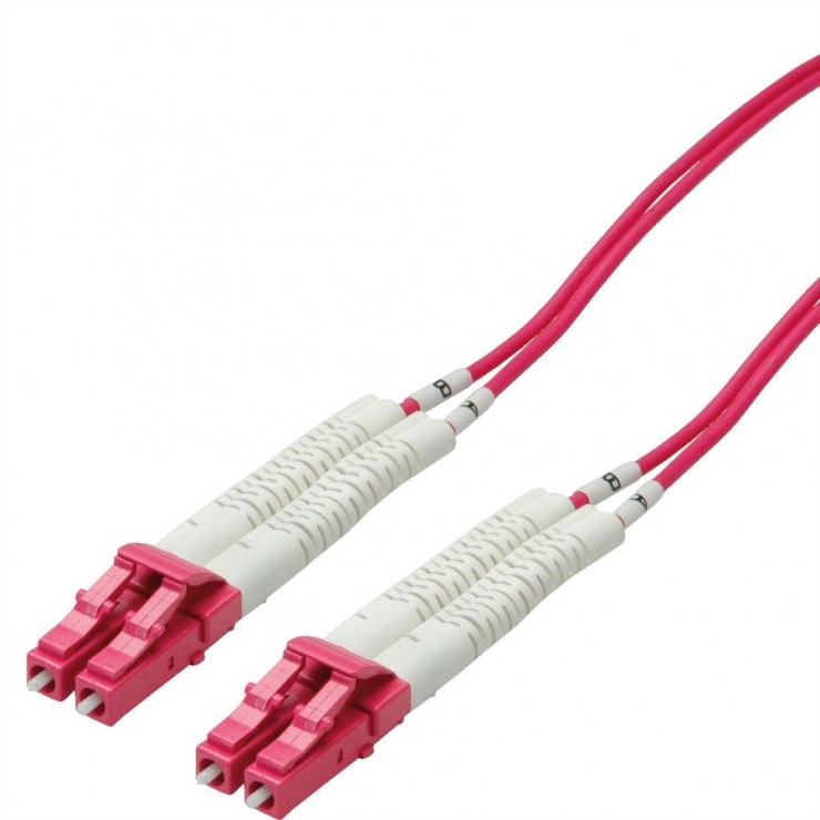 Imagine Cablu fibra optica LC-LC OM4 cablu flexibil (unghi) 2m, Value 21.99.8792