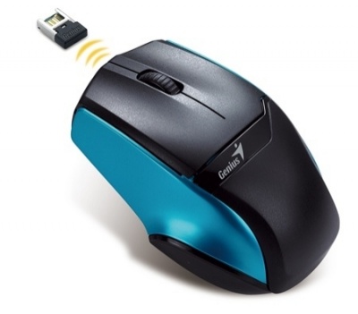 Imagine Mouse optic wireless Genius NS-6010, 2.4GHz, albastru