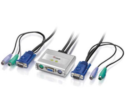 Imagine Switch KVM Equip, 2 porturi, PS/2
