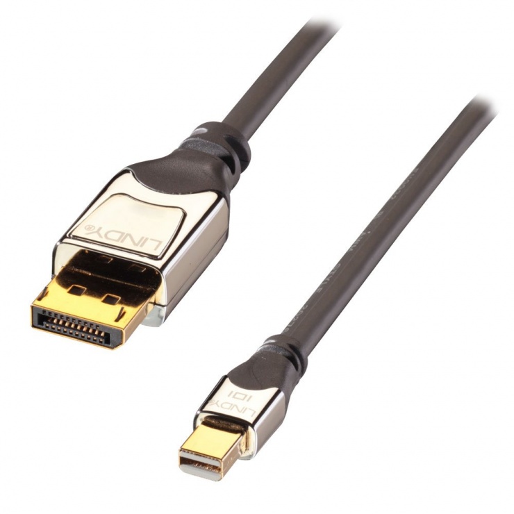 Imagine Cablu Mini DisplayPort la DisplayPort CROMO 3m v1.2, Lindy L41553