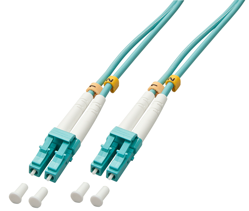 Imagine Cablu fibra optica LC-LC OM3 Duplex Multimode 100m, Lindy L46404-1