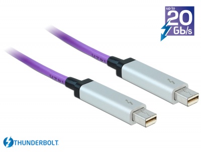 Imagine Cablu Thunderbolt 2 optic T-T 20m Mov, Delock 83607