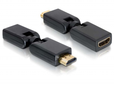 Imagine Adaptor HDMI unghi 180 grade T-M, Delock 65162 