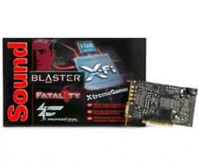 Imagine Placa de sunet CREATIVE X-FI  Mx Xtreme Gamer-Fatality Pro Edition, 7.1 canale