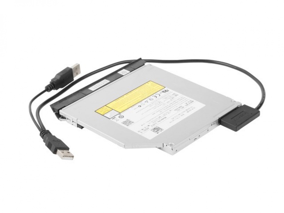 Imagine Cablu 2 x USB la Slim SATA HDD 0.5m, Gembird A-USATA-01-3