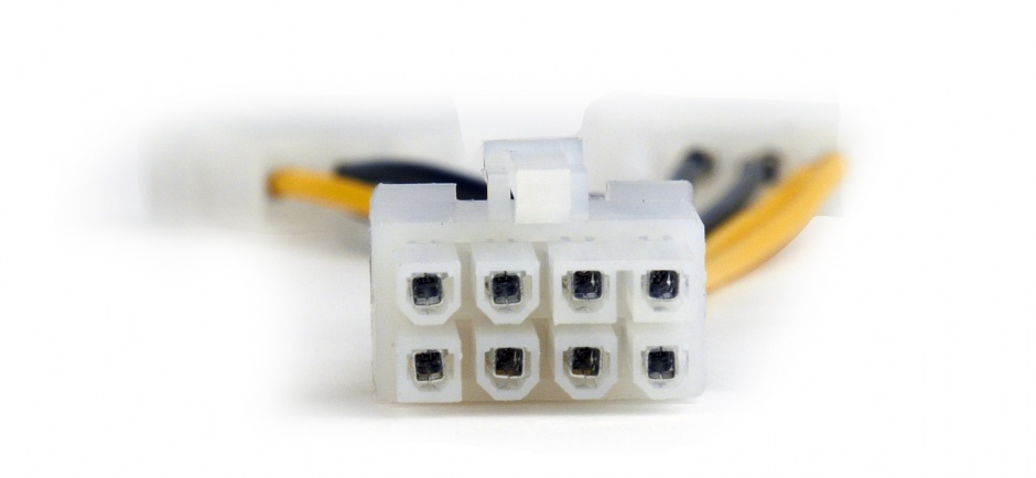 Imagine Cablu de alimentare intern PCI express 8 pini la 2 x SATA 0.15m, Gembird CC-PSU-83 -1