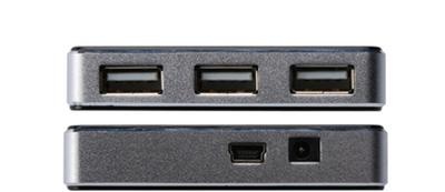 Imagine HUB USB 2.0 cu 4 porturi, alimentare, Digitus DA-70220