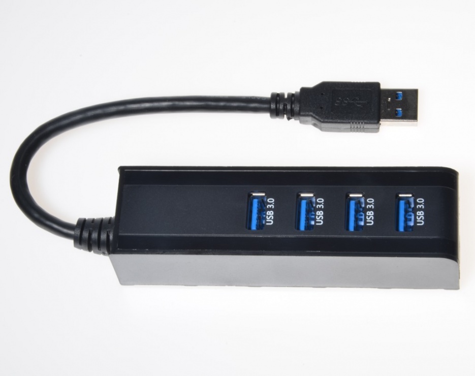 Imagine Hub USB 3.0 cu 4 porturi Negru