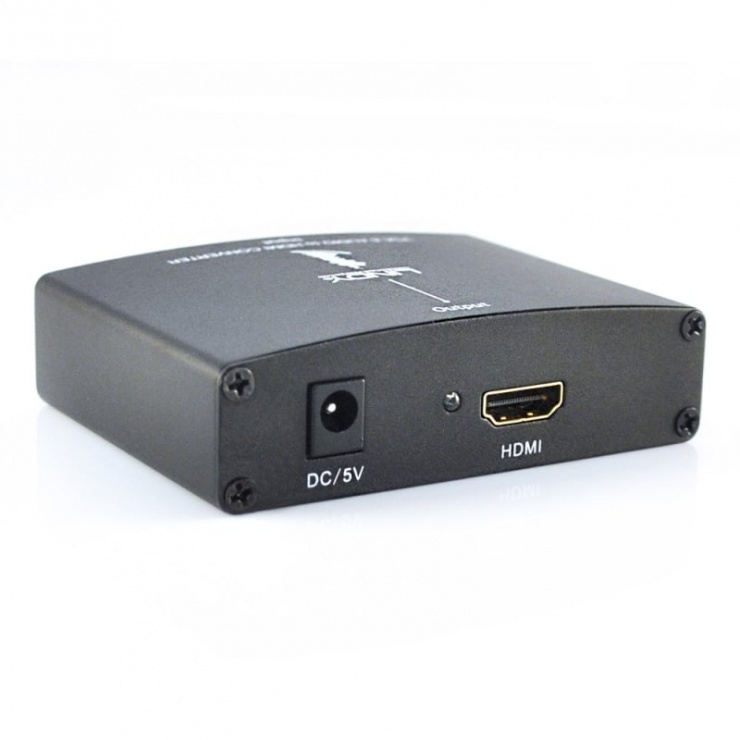 Imagine Convertor VGA la HDMI cu audio 1080p, Lindy L38165-1