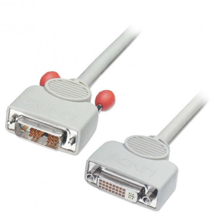 Imagine Cablu prelungitor DVI-D 20m Gri, Lindy L41267