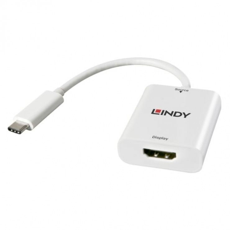 Imagine Adaptor USB 3.1-C la HDMI 4K T-M, Lindy L43244