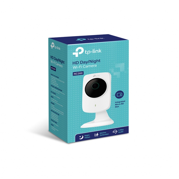 Imagine Camera Wi-Fi 720P HD, Zi/Noapte, TP-LINK NC260