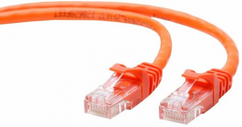 Imagine Cablu retea UTP cat5e 1m orange, Gembird PP12-1M/O