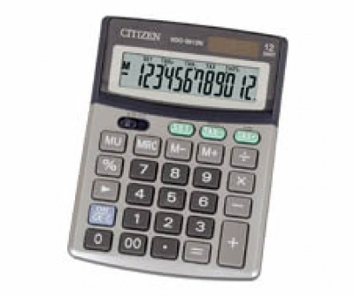 Imagine Calculator Citizen Semi-Desktop 12digit, SDC-9012N