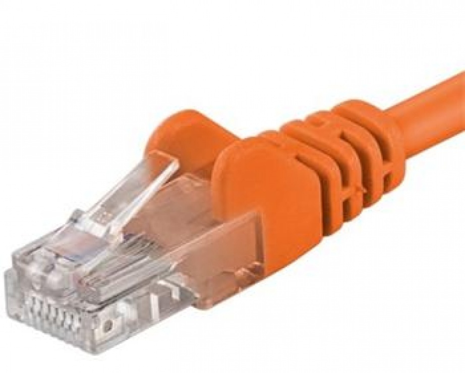 Imagine Cablu retea UTP cat 5e 0.25m orange, SPUTP002E