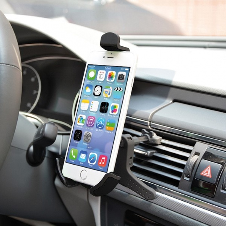 Imagine Suport auto pentru smartphone din ABS cu fixare la ventilator, Value 19.99.1051