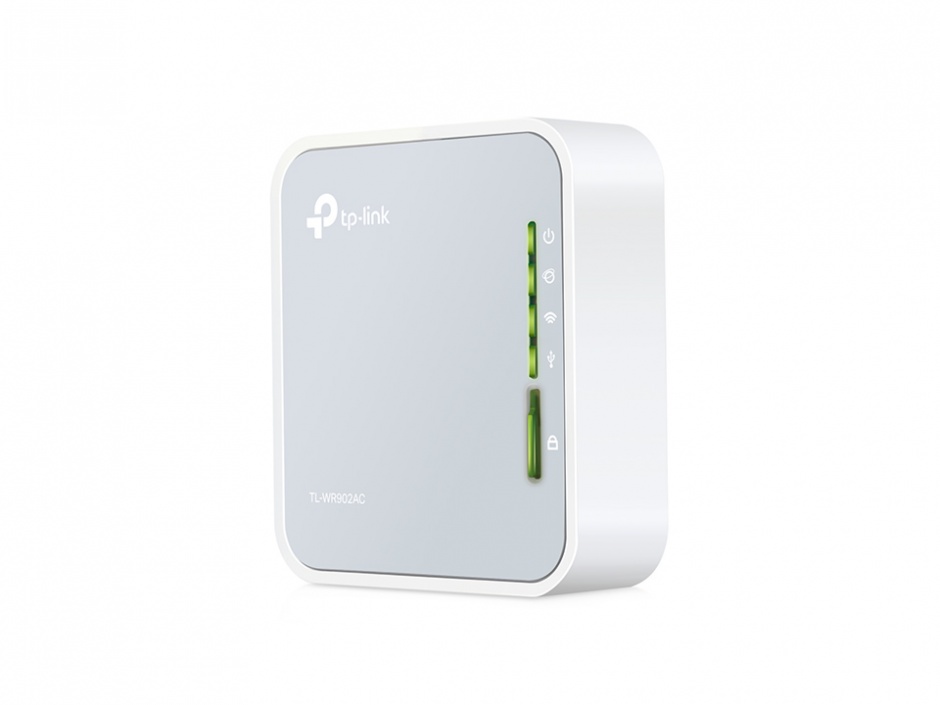 Imagine Router wireless 3G 750Mbps portabil 2.4GHz, TP-LINK TL-WR902AC 