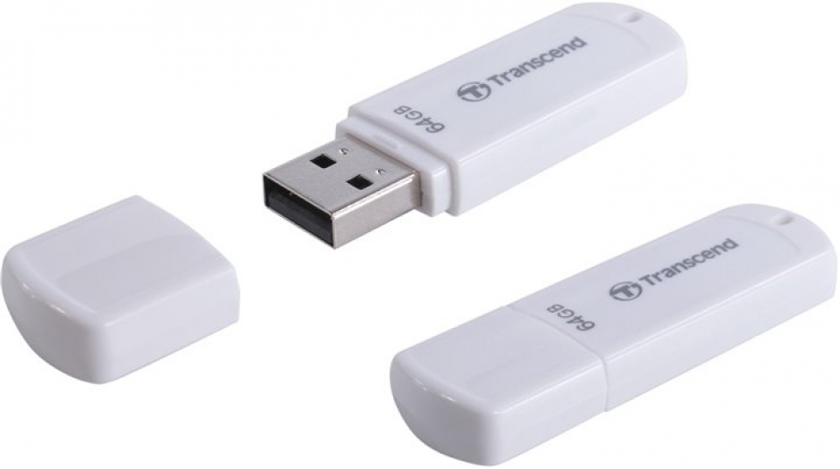 Imagine Stick USB 2.0 64GB TRANSCEND JetFlash 370 White