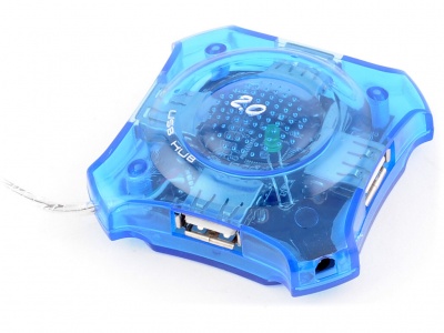 Imagine Hub USB 4 porturi USB 2.0, Gembird UHB-C224