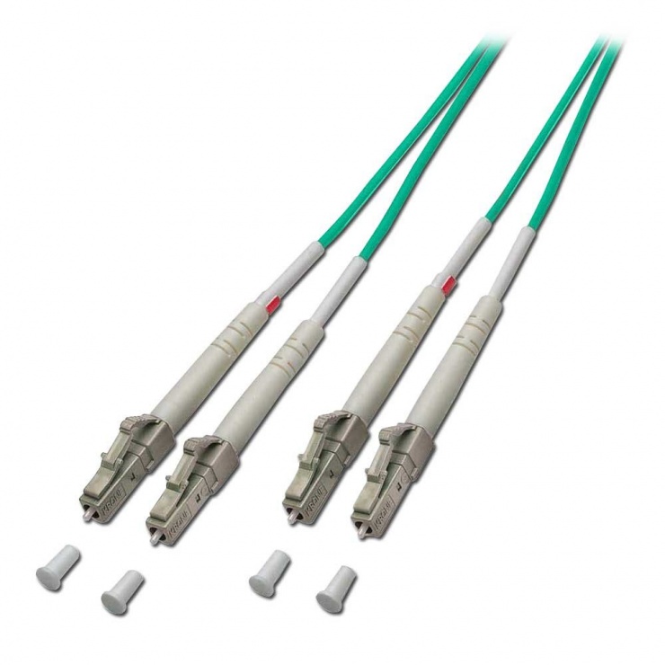 Imagine Cablu fibra optica LC - LC Duplex Multimode OM4 30m, Lindy L46743