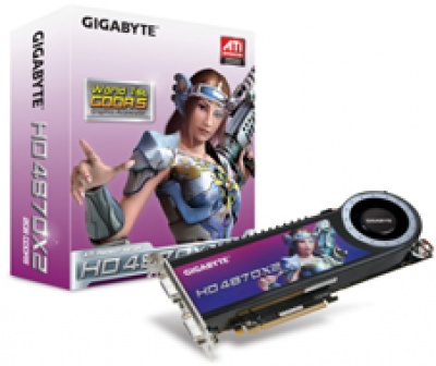 Imagine Placa Video Gigabyte ATI HD4870X2 2R487X2-2GH-B