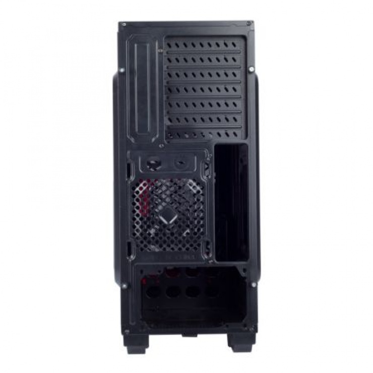 Imagine CARCASA GAMING X2 "DARK NIGHT" ATX, front USB & audio, suport 4x 120mm fan, black, SPIRE X2-T1612B/W-2U3-2BL