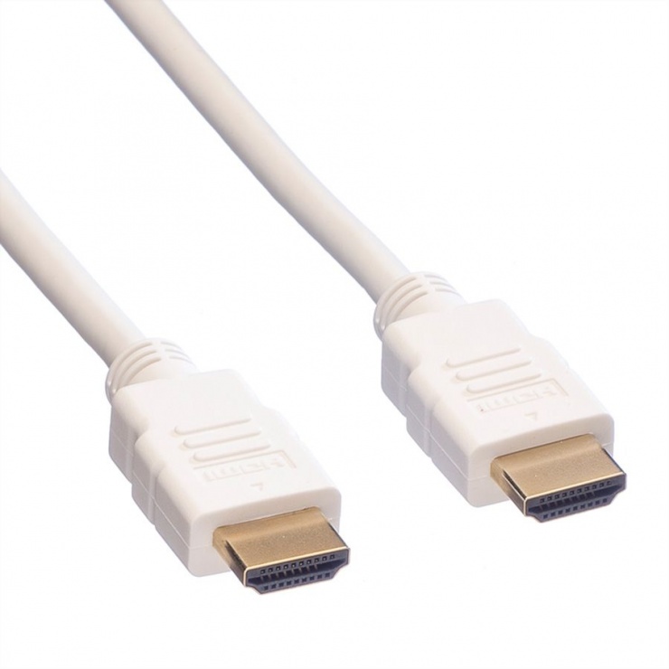 Imagine Cablu HDMI cu Ethernet v1.4 10m Alb, Roline 11.04.5710