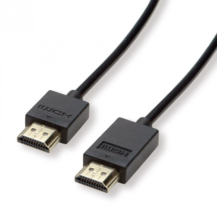 Imagine Cablu HDMI Ultra HD (UHD-1) activ T-T Negru 3m, Roline 11.04.5913-1