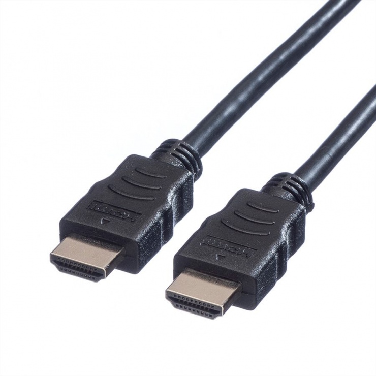 Imagine Cablu HDMI cu Ethernet T-T v1.4 negru 1.5m, Value 11.99.5531